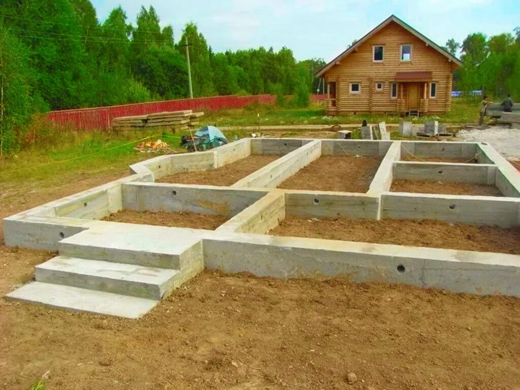 Стрічковий фундамент